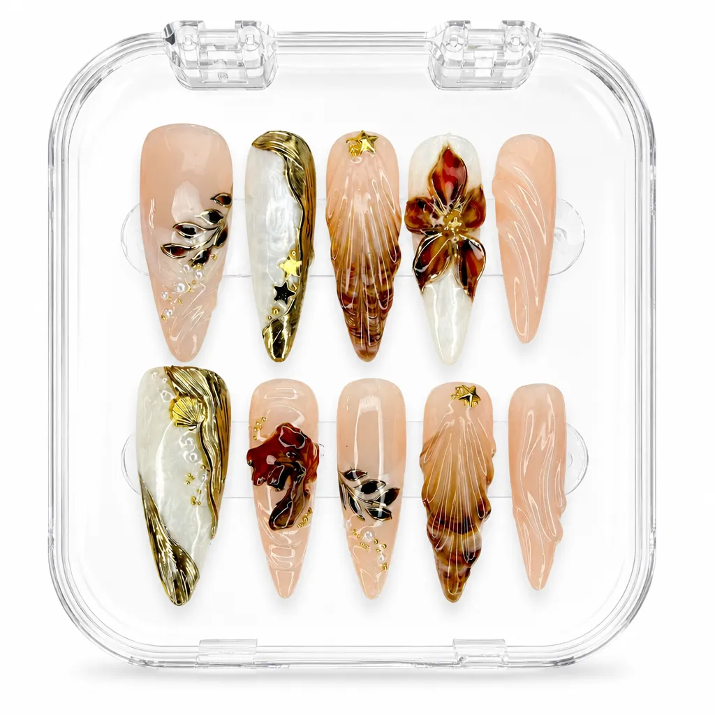 Golden Floral – Xưởng gia công Nailbox Sỉ thủ công