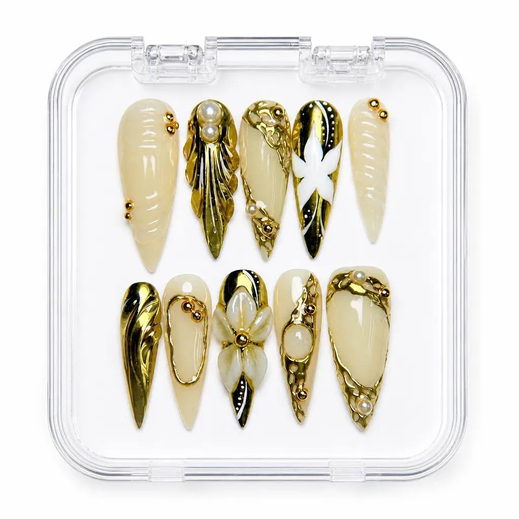Golden Goddess Armor – Xưởng gia công Nailbox Sỉ thủ công