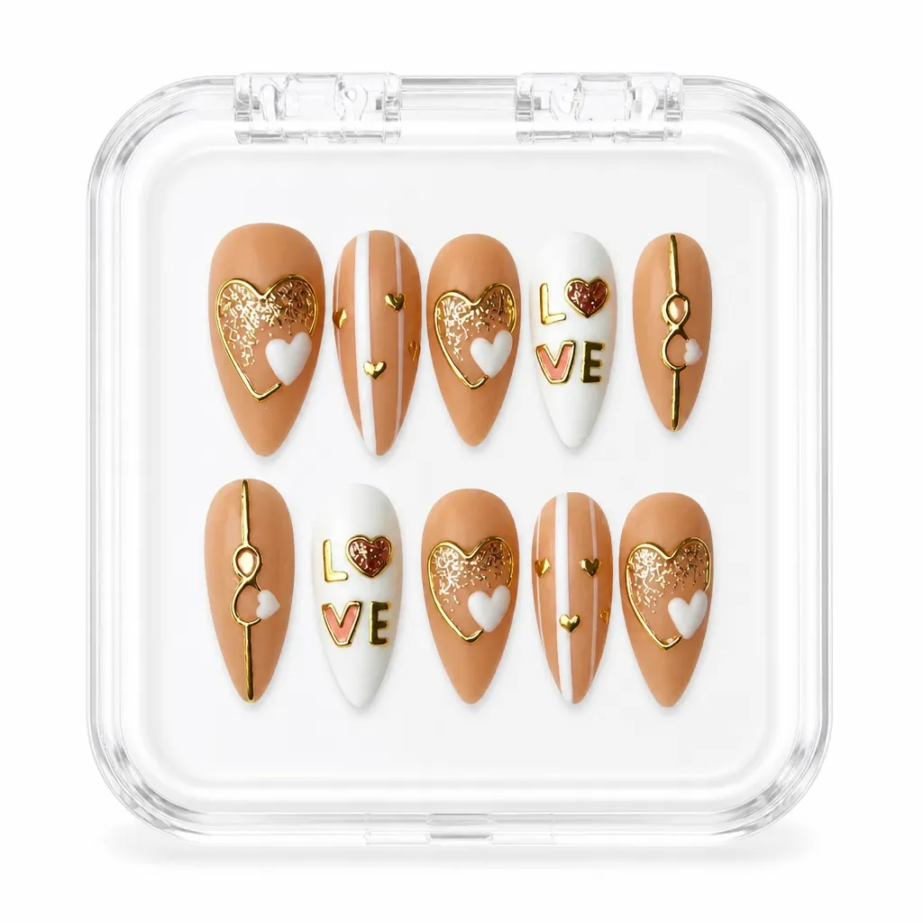 Golden Love Stiletto – Xưởng gia công Nailbox Sỉ thủ công