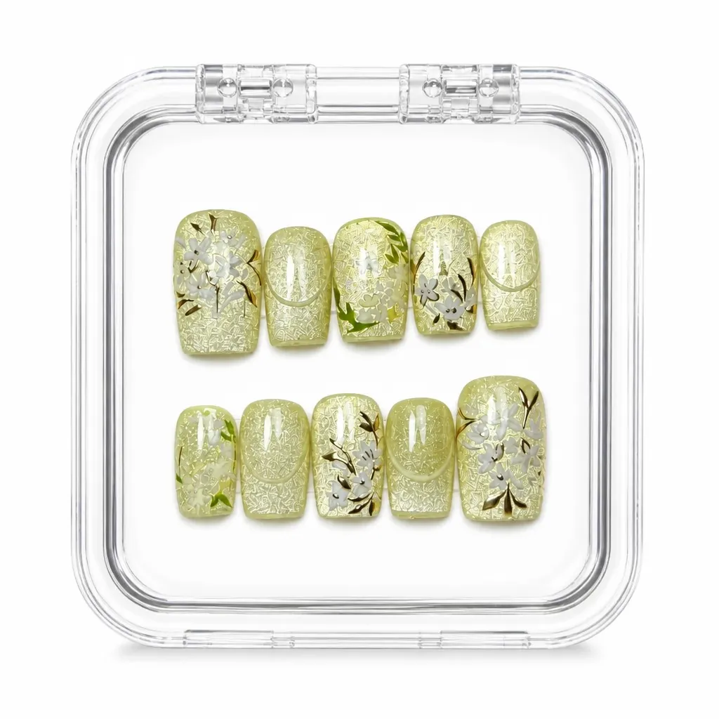 Golden Luxe Speckle – Xưởng gia công Nailbox Sỉ thủ công