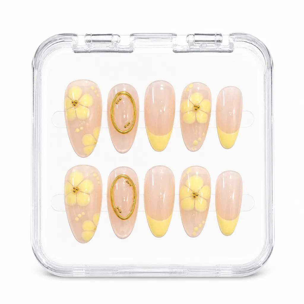 Golden Marble Bliss – Xưởng gia công Nailbox Sỉ thủ công
