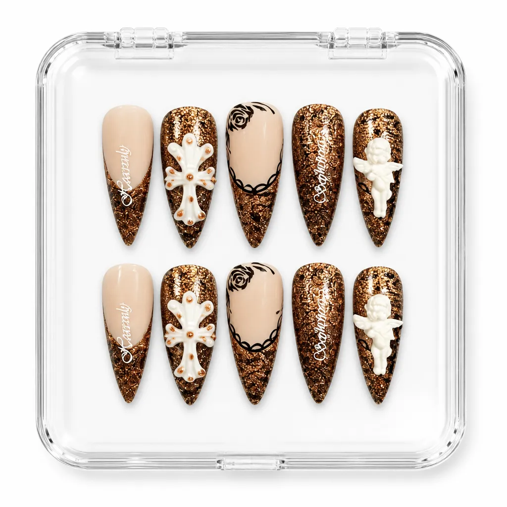 Gothic Angel Grace – Xưởng gia công Nailbox Sỉ thủ công