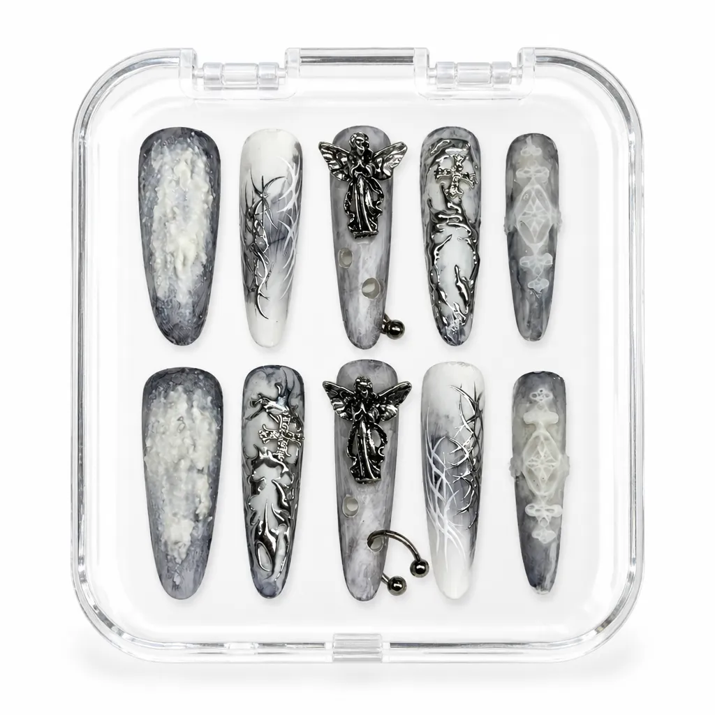 Gothic Angel Piercing – Xưởng gia công Nailbox Sỉ thủ công