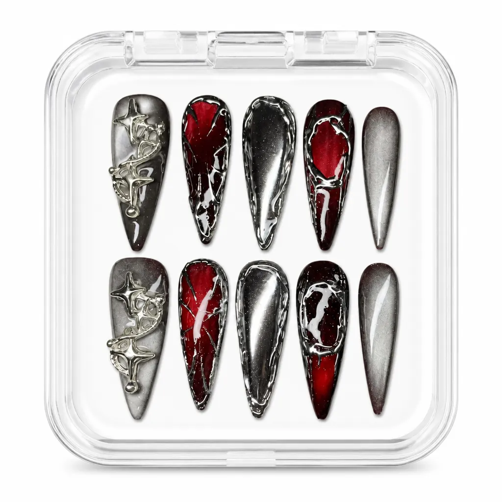 Gothic Chrome Eclipse – Xưởng gia công Nailbox Sỉ thủ công