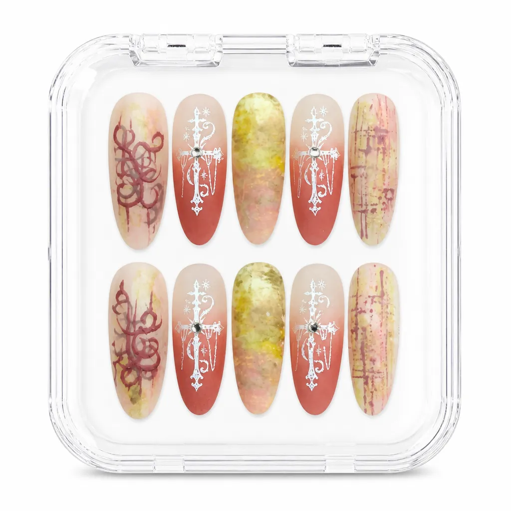 Gothic Sunset Romance – Xưởng gia công Nailbox Sỉ thủ công