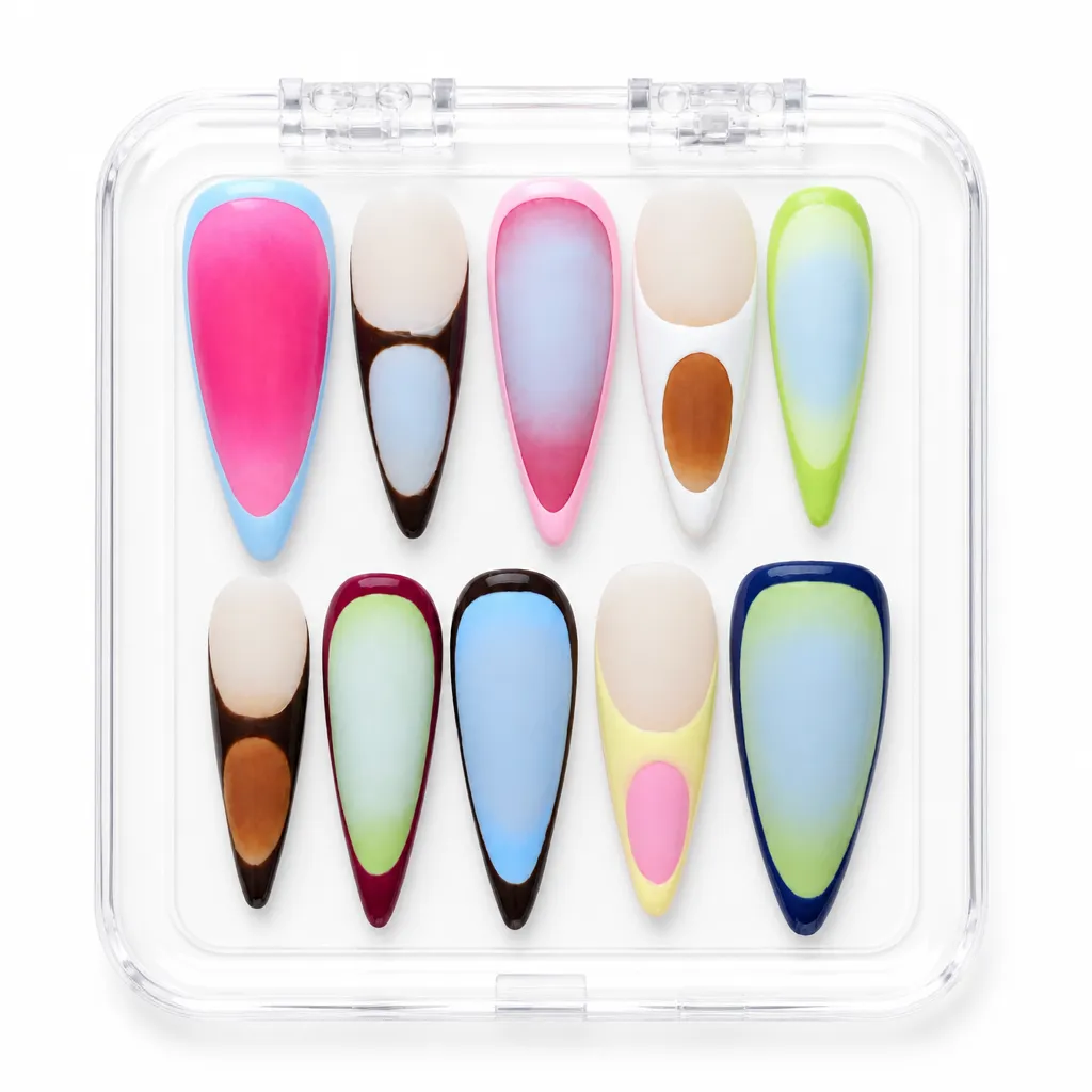 Gradient Glam Collection – Xưởng gia công Nailbox Sỉ thủ công