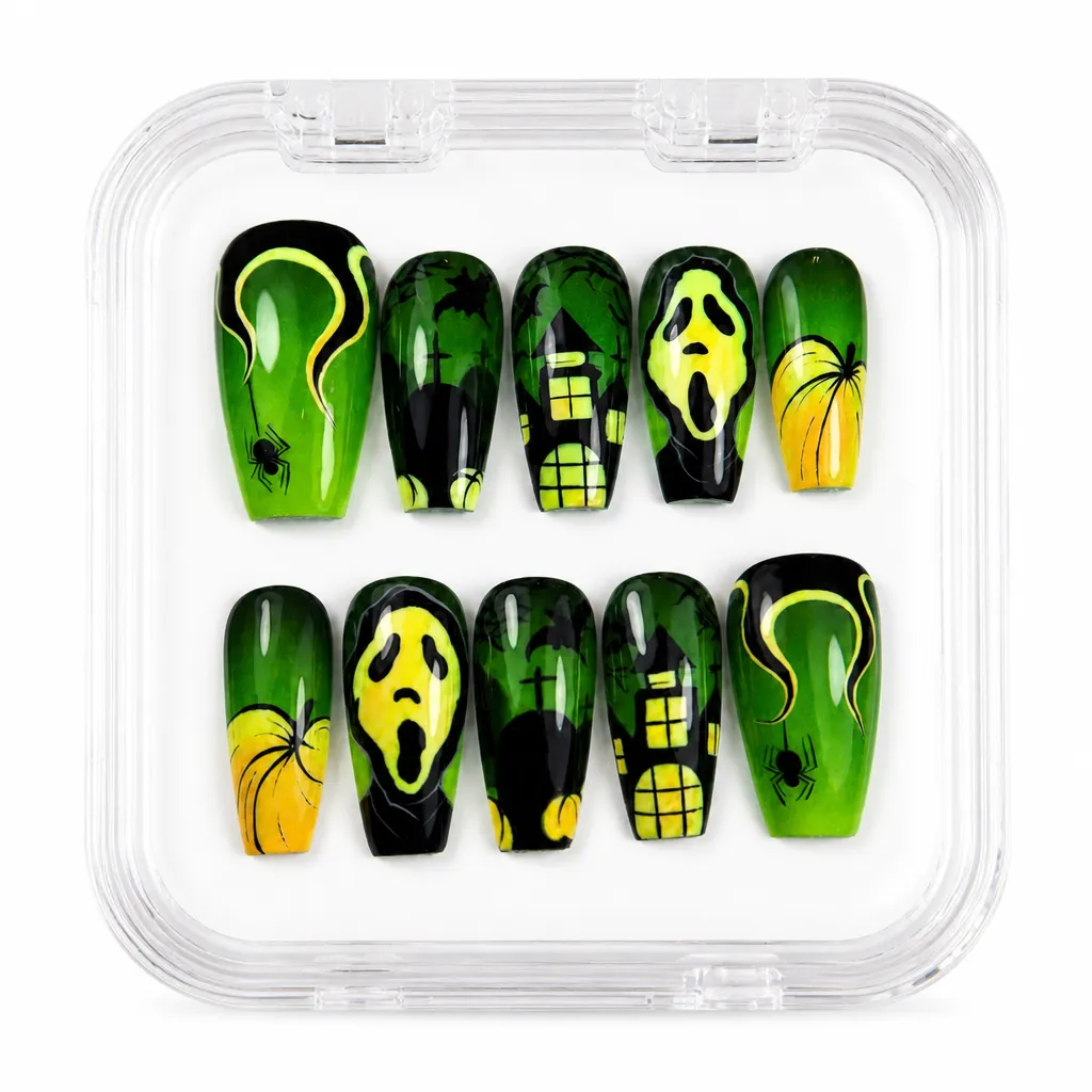 Haunted House – Mẫu Nailbox Sỉ Thiết Kế Thủ Công