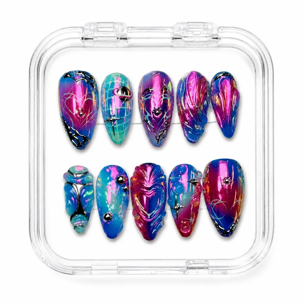 Holographic Crush – Xưởng gia công Nailbox Sỉ thủ công