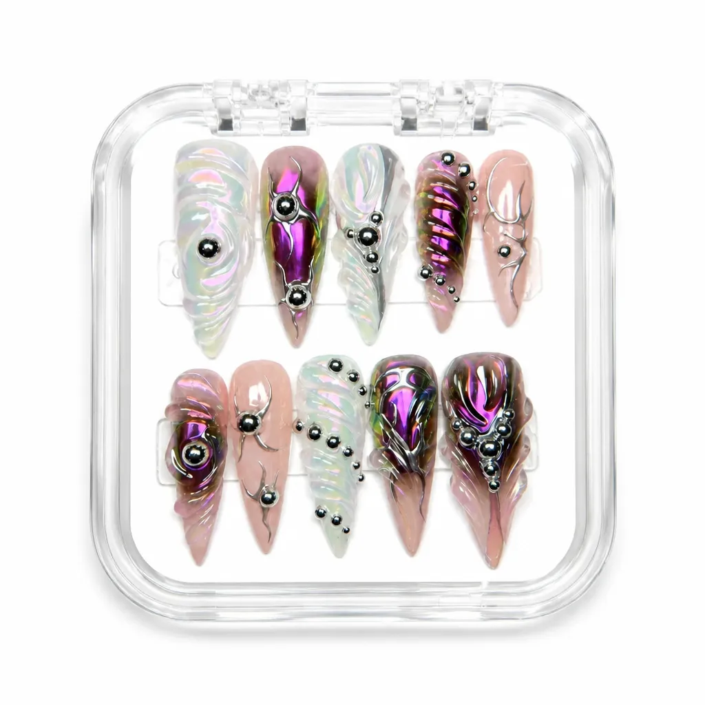 Holographic Luxe – Xưởng gia công Nailbox Sỉ thủ công
