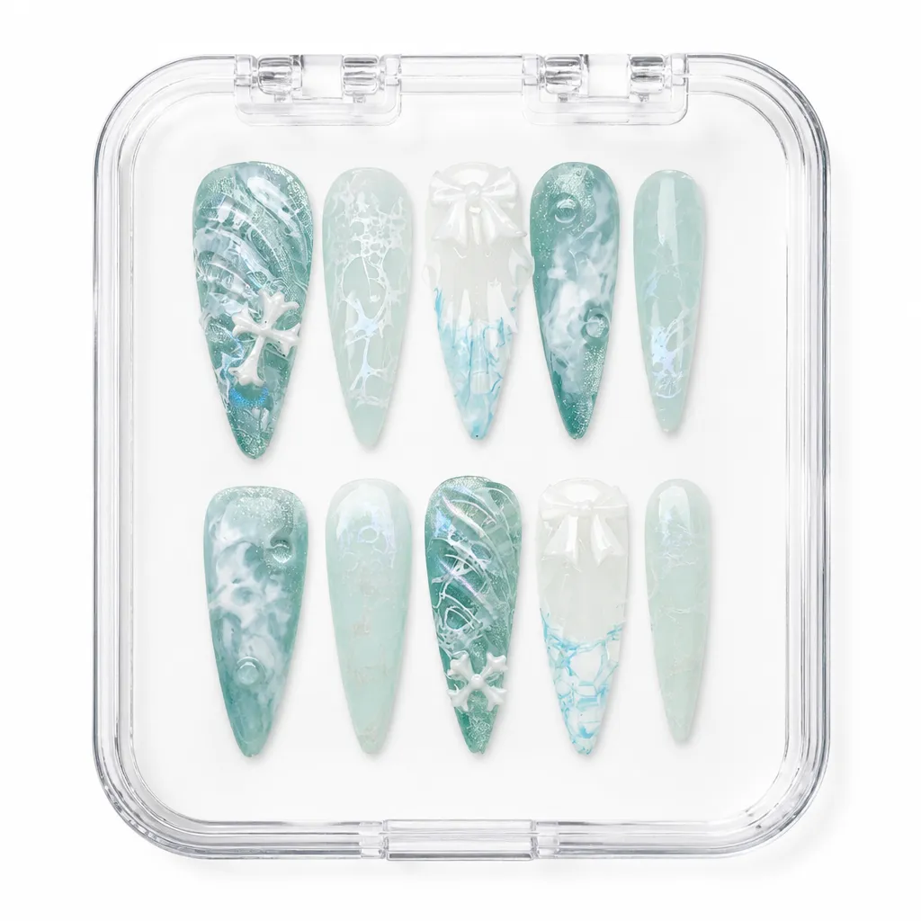 Icy Gothic Romance – Xưởng gia công Nailbox Sỉ thủ công