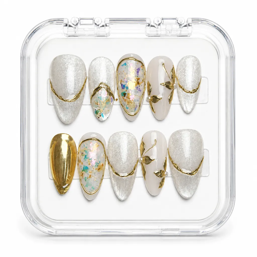 Ivory Celestial Luxe – Xưởng gia công Nailbox Sỉ thủ công