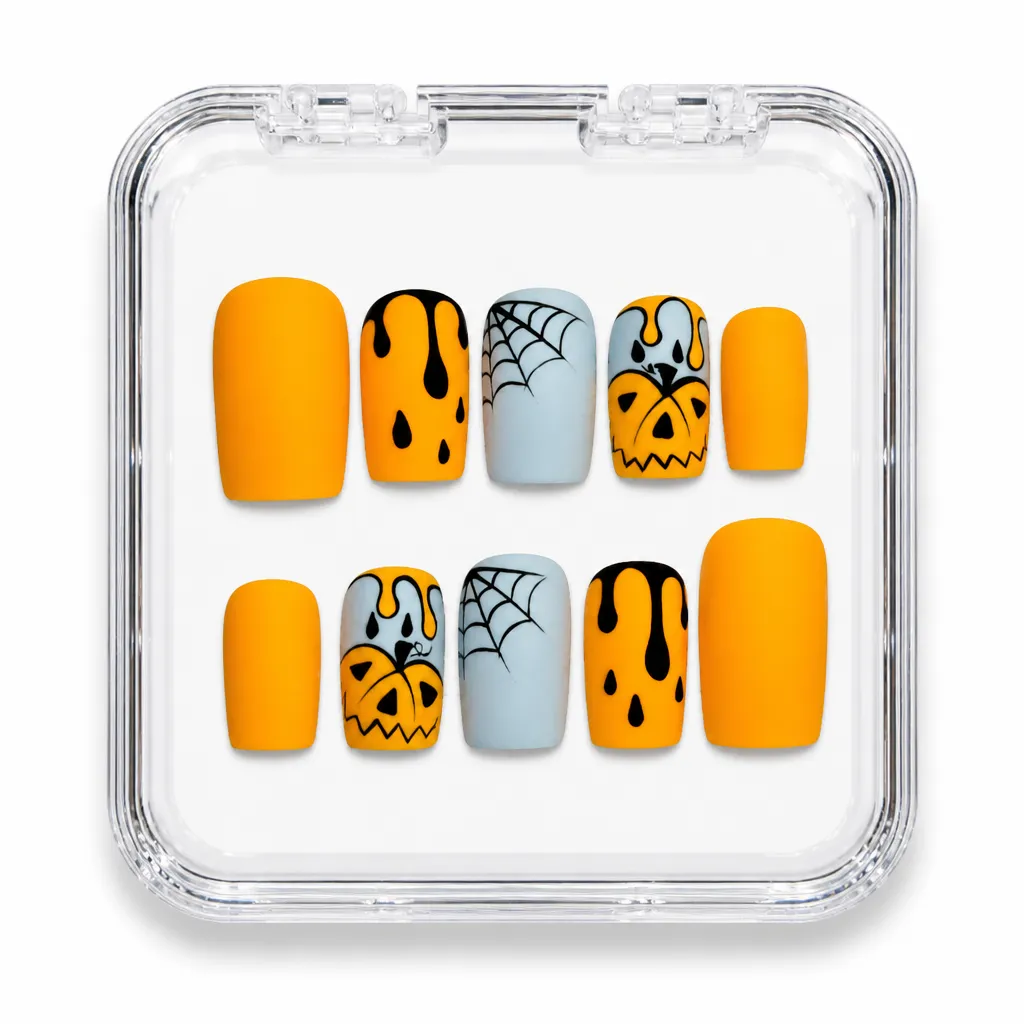 Jack-O-Lantern Slime – Xưởng gia công Nailbox Sỉ thủ công