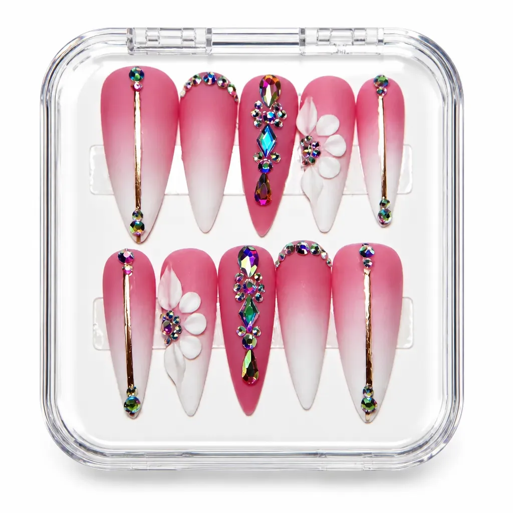 Jeweled Blossom – Xưởng gia công Nailbox Sỉ thủ công