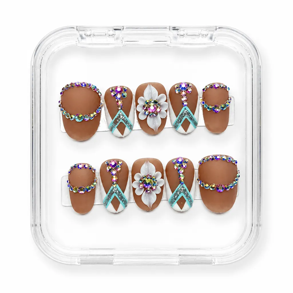Jeweled Elegance – Xưởng gia công Nailbox Sỉ thủ công