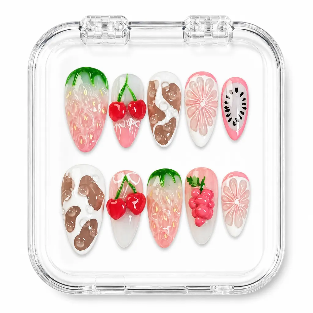 Juicy Fruit Medley – Xưởng gia công Nailbox Sỉ thủ công