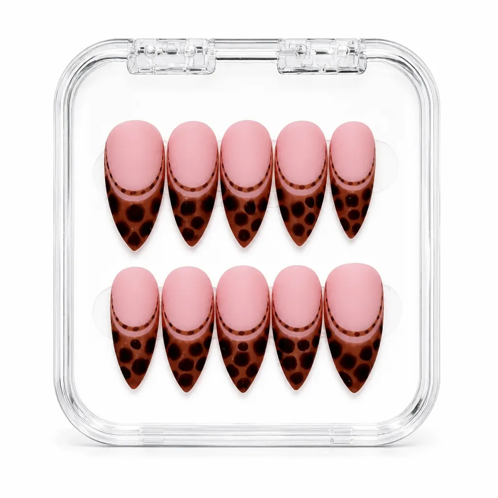 Leopard Elegance – Xưởng gia công Nailbox Sỉ thủ công