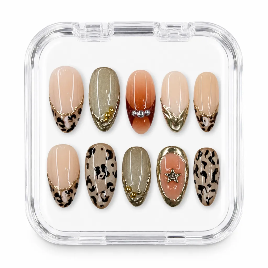Leopard Luxe – Xưởng gia công Nailbox Sỉ thủ công