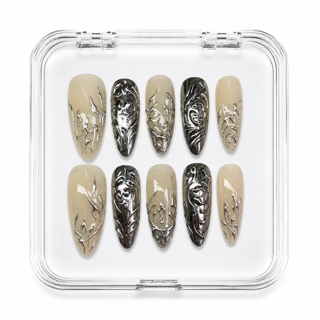 Liquid Chrome Alchemy – Xưởng gia công Nailbox Sỉ thủ công