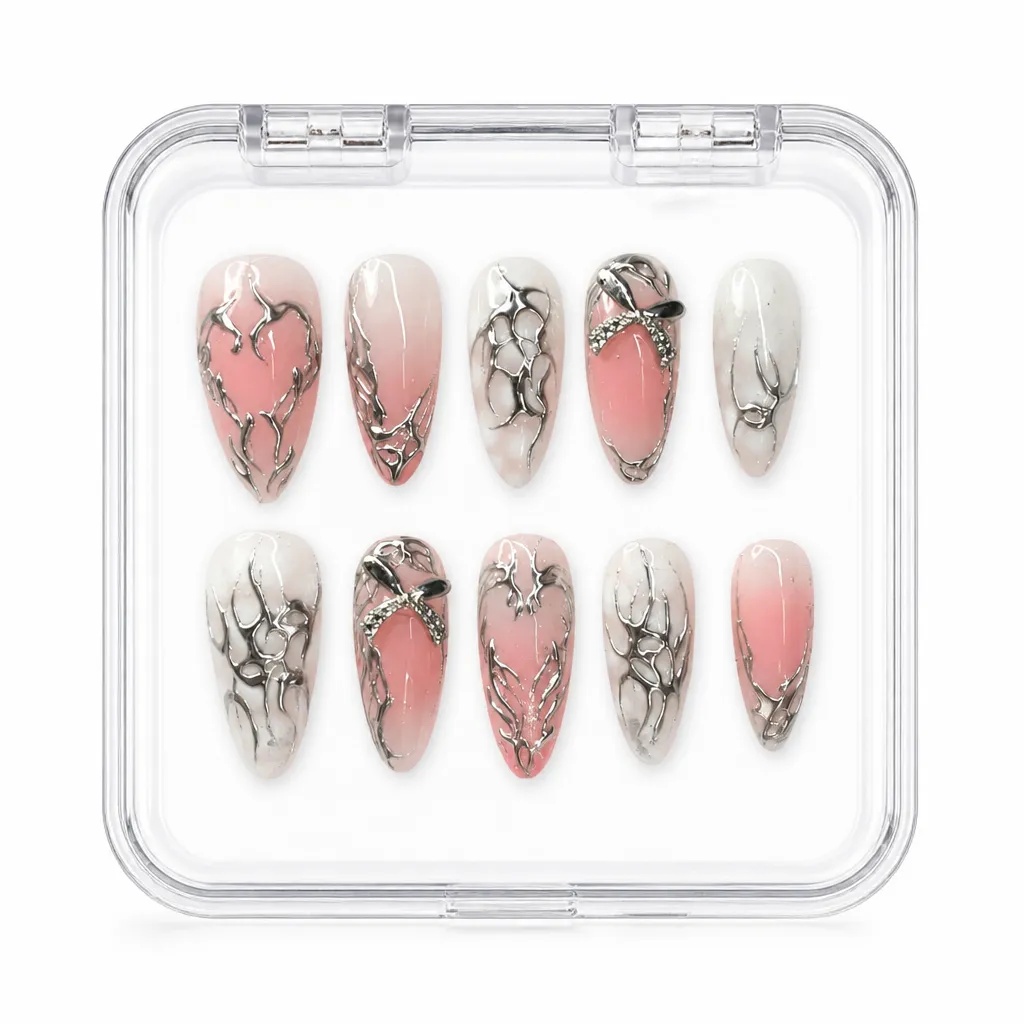 Liquid Chrome Ribbon – Xưởng gia công Nailbox Sỉ thủ công