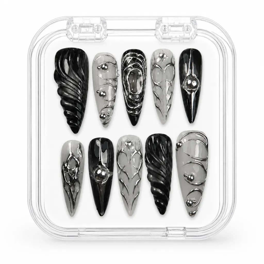 Liquid Onyx Cyber – Xưởng gia công Nailbox Sỉ thủ công