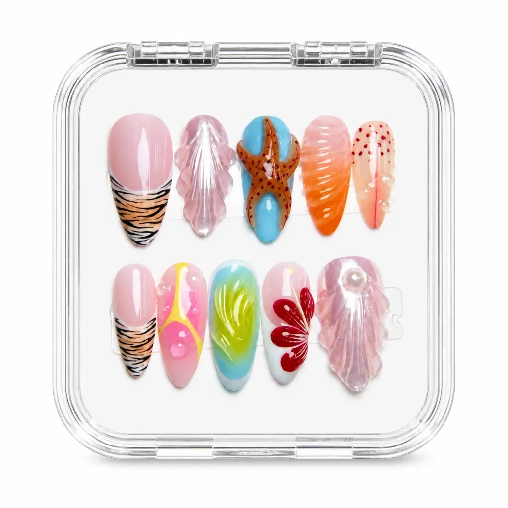 Luxe Mixed Media – Xưởng gia công Nailbox Sỉ thủ công