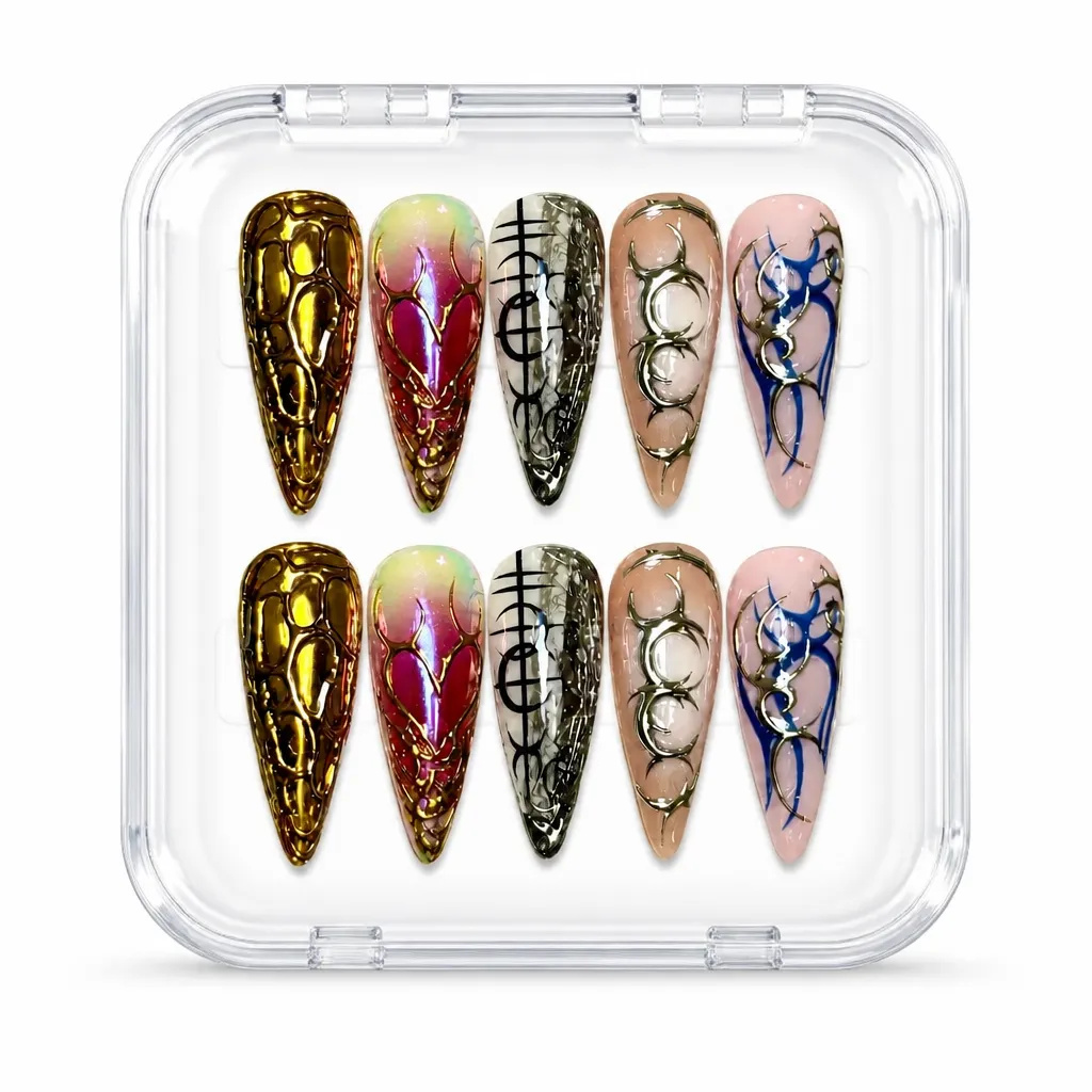 Luxe Mosaic Collection – Xưởng gia công Nailbox Sỉ thủ công