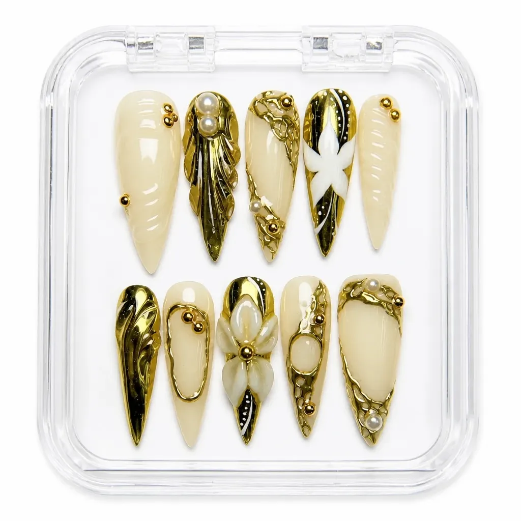 Luxe Obsidian – Xưởng gia công Nailbox Sỉ thủ công