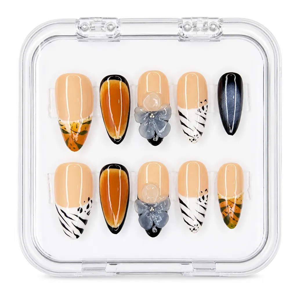 Luxe Ombre Stiletto – Xưởng gia công Nailbox Sỉ thủ công