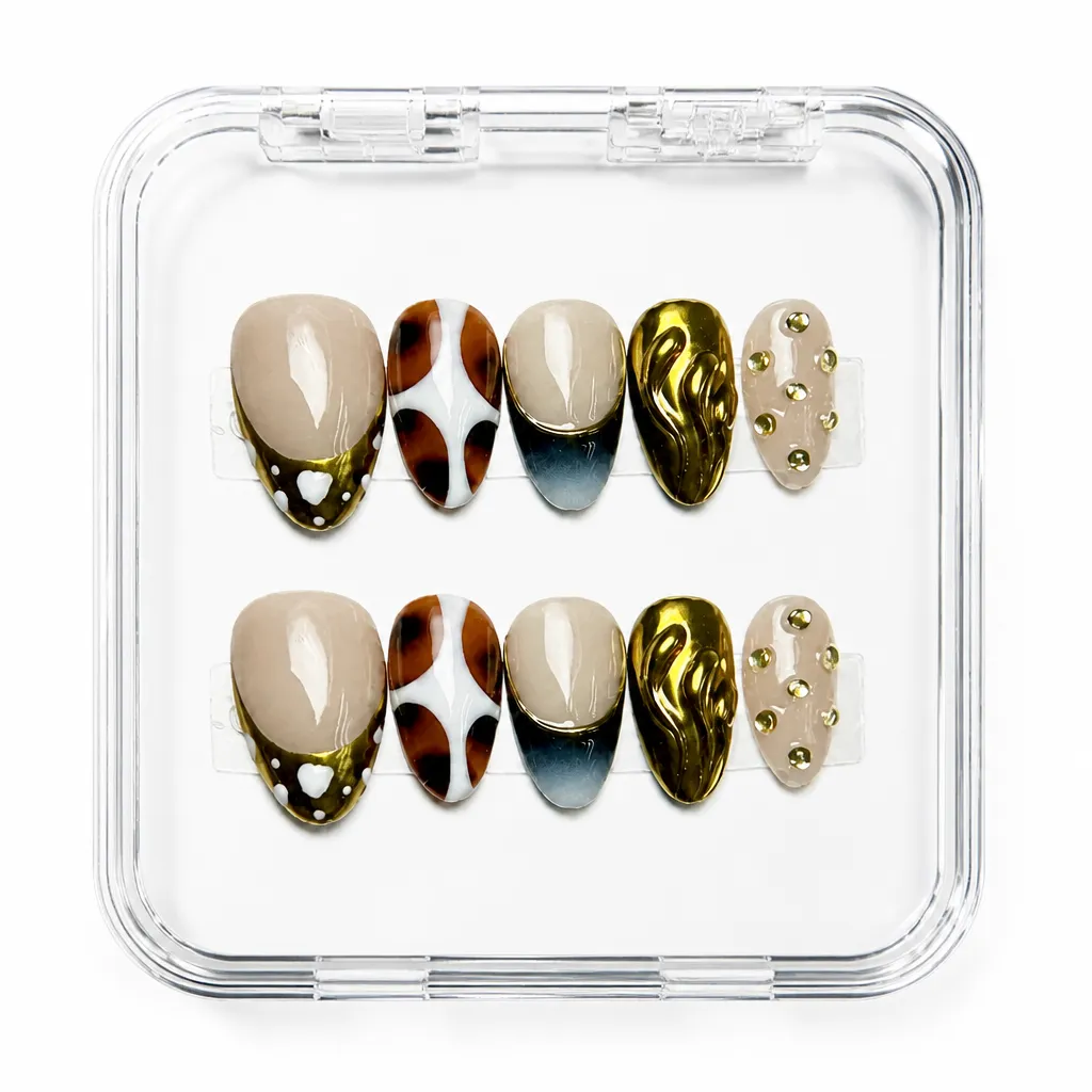 Luxe Tortoiseshell – Xưởng gia công Nailbox Sỉ thủ công