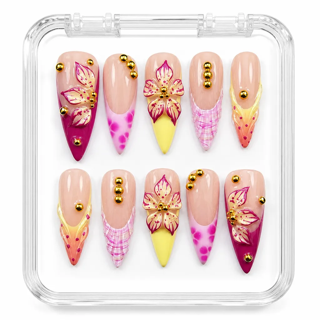 Magenta Bloom – Xưởng gia công Nailbox Sỉ thủ công
