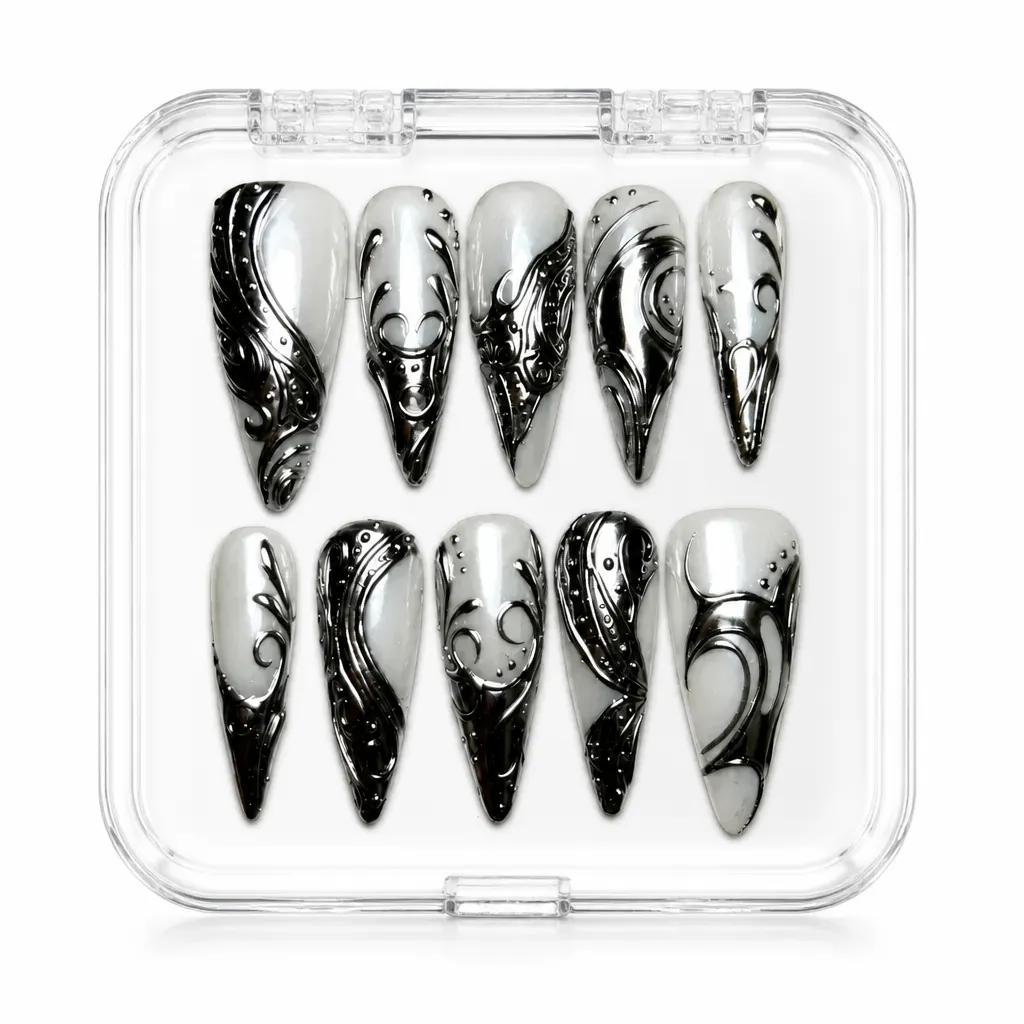 Marble Obsidian – Xưởng gia công Nailbox Sỉ thủ công