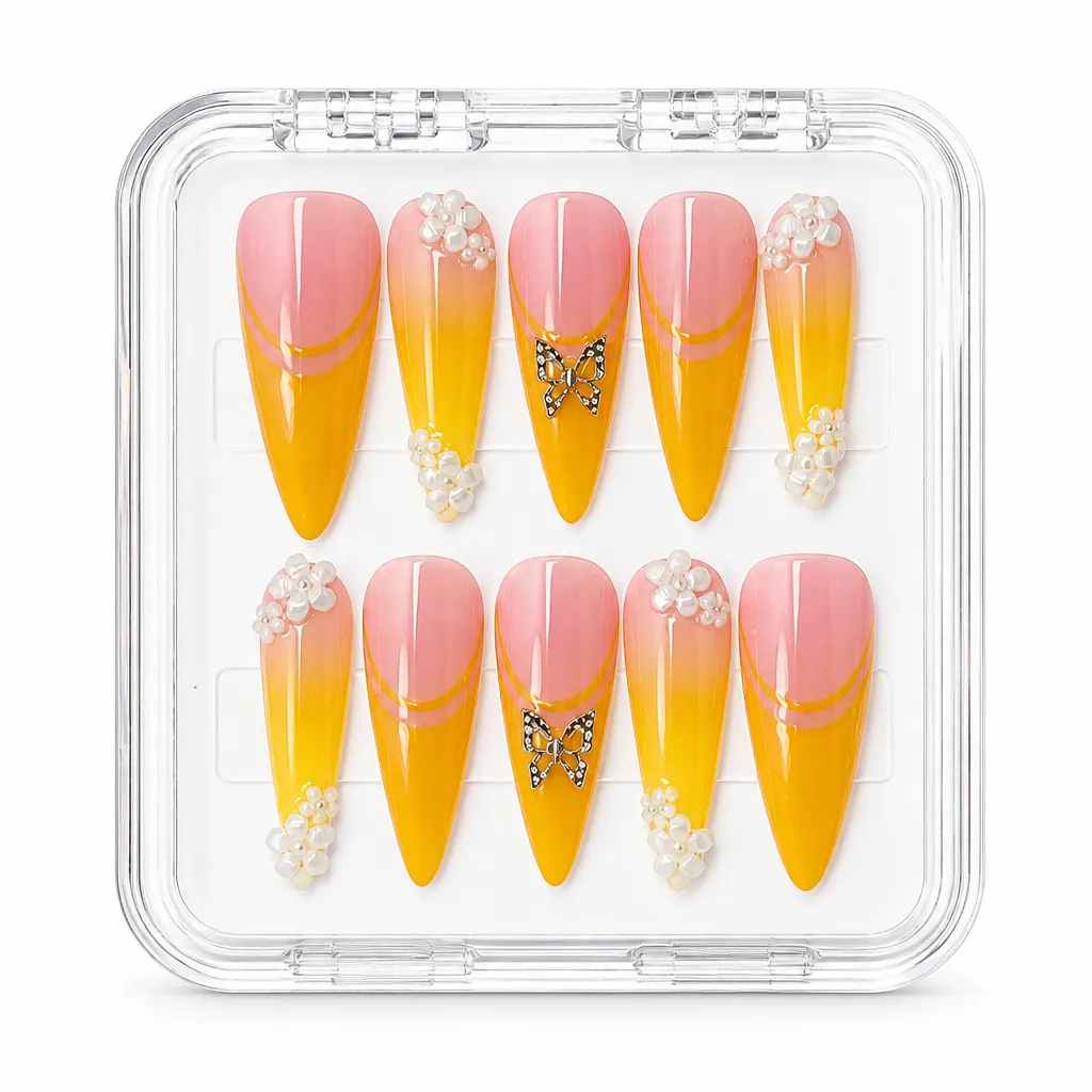 Mauve Gilded Elegance – Xưởng gia công Nailbox Sỉ thủ công