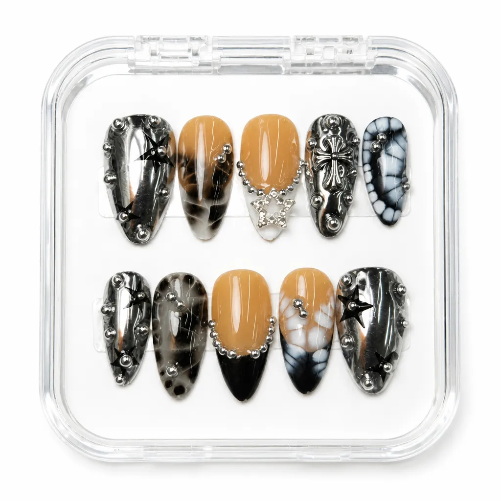 Metallic Baroque – Xưởng gia công Nailbox Sỉ thủ công