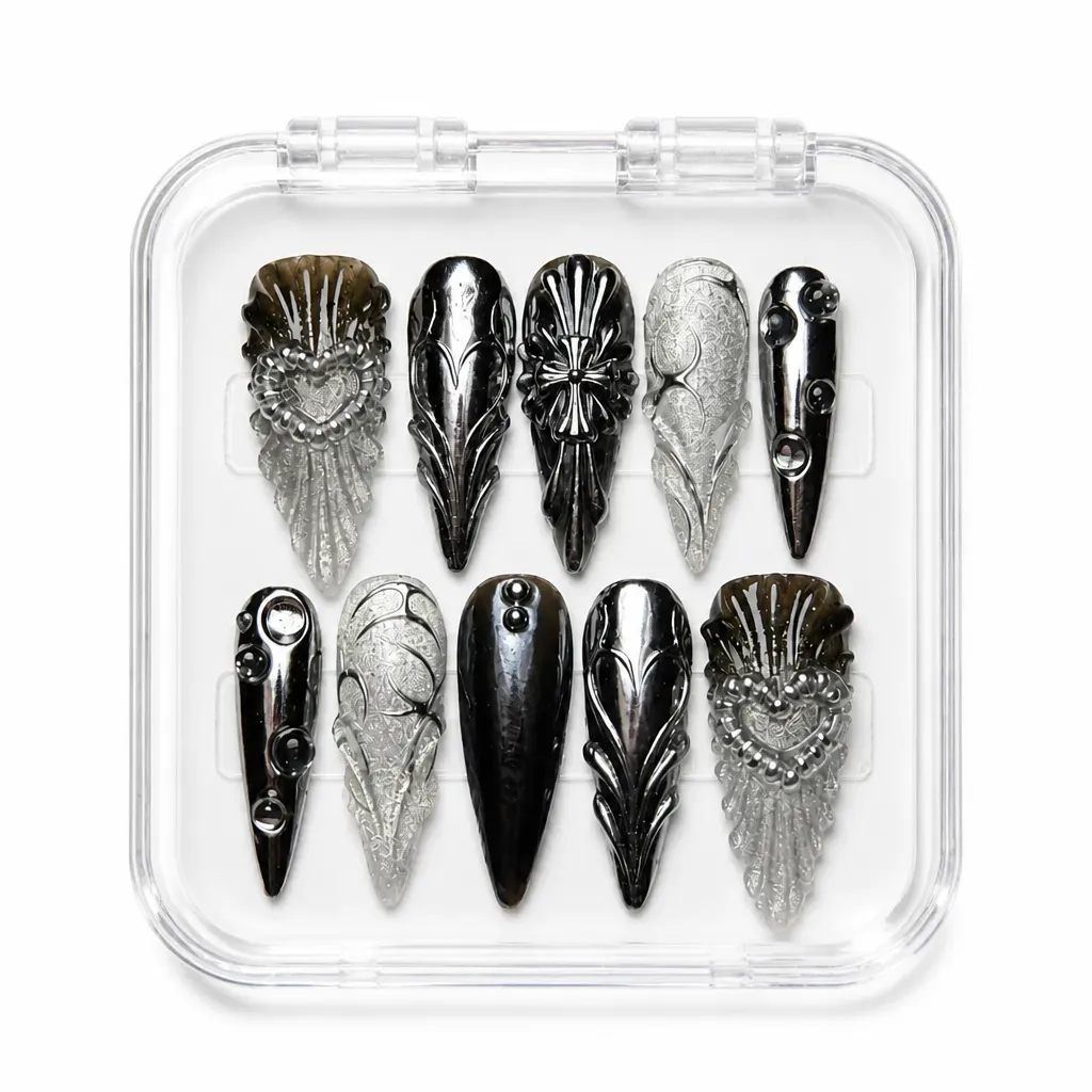 Midnight Chandelier – Xưởng gia công Nailbox Sỉ thủ công