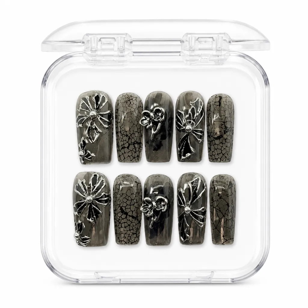 Midnight Gothic Charms – Xưởng gia công Nailbox Sỉ thủ công