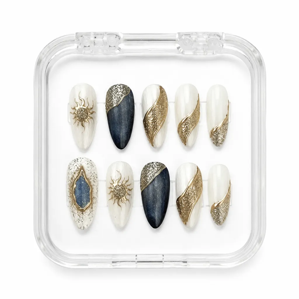 Midnight Luxe – Xưởng gia công Nailbox Sỉ thủ công