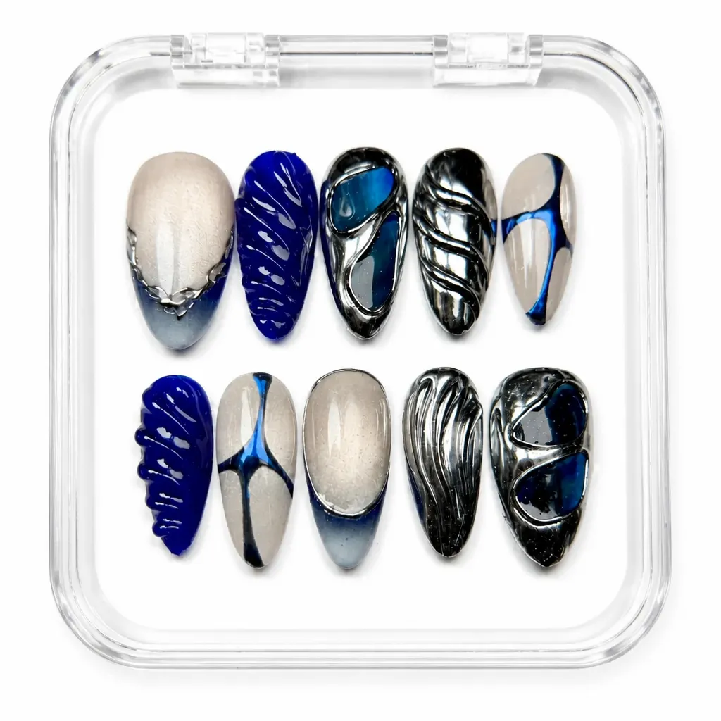 Midnight Shimmer – Xưởng gia công Nailbox Sỉ thủ công