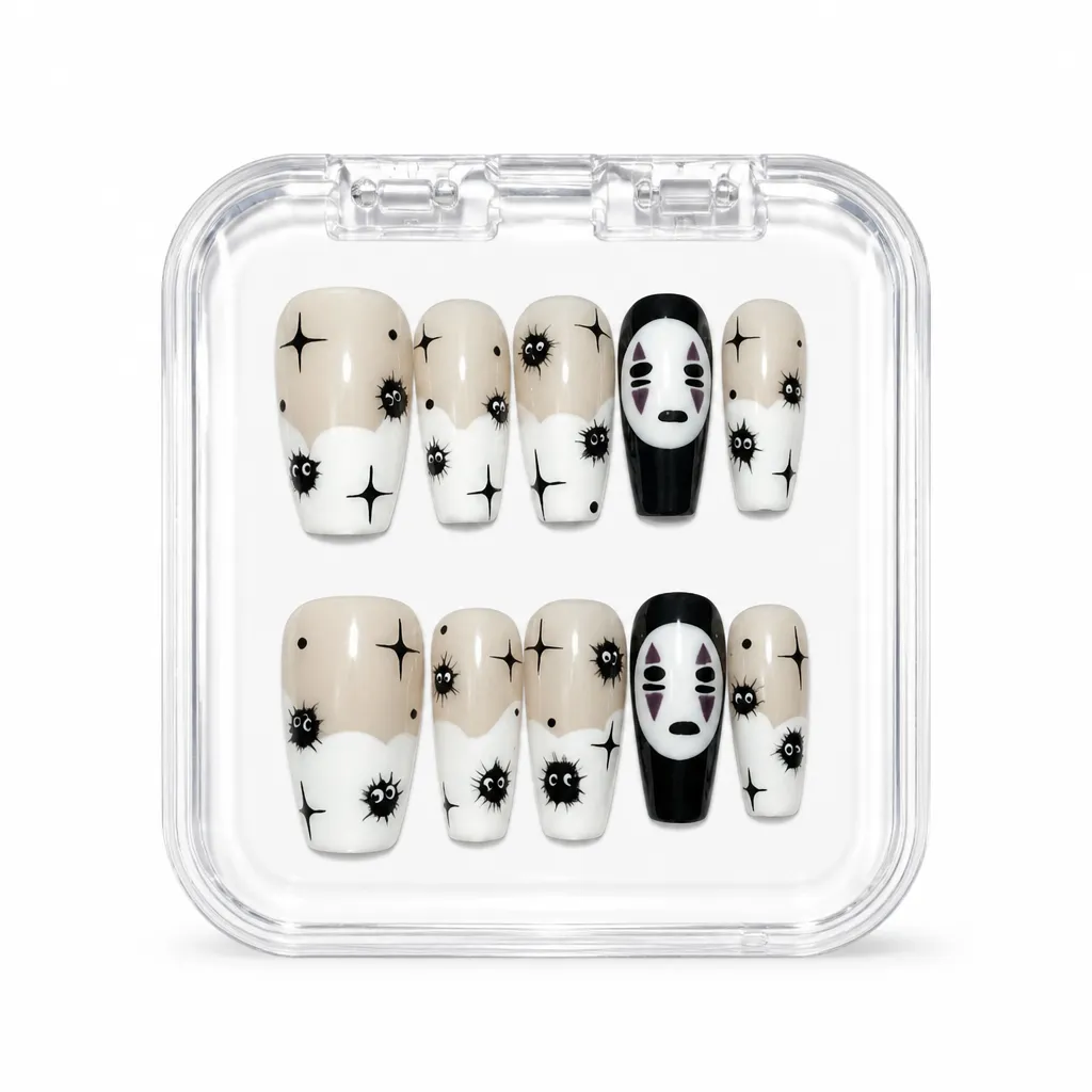 Minimalist Floral Elegance – Mẫu Nailbox Sỉ Thiết Kế Thủ Công