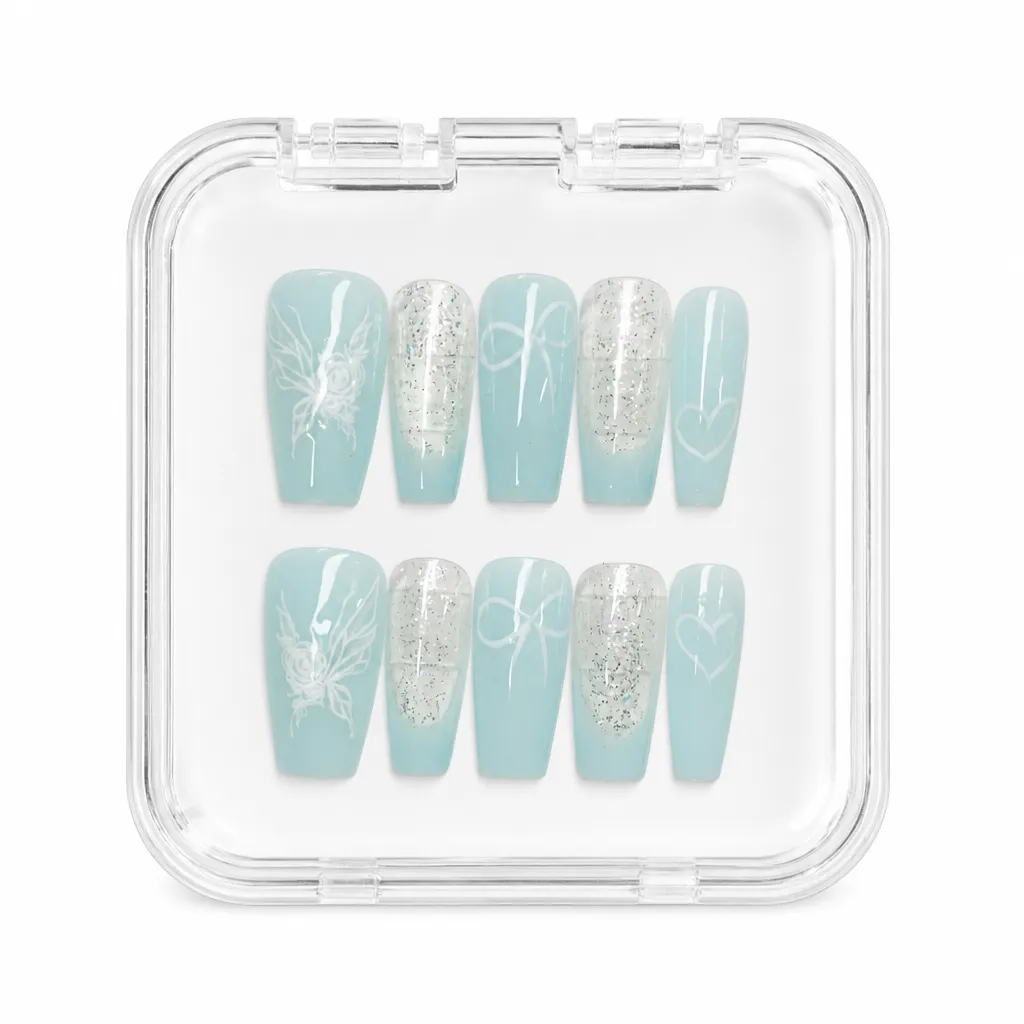 Mint Rose Serenity – Xưởng gia công Nailbox Sỉ thủ công