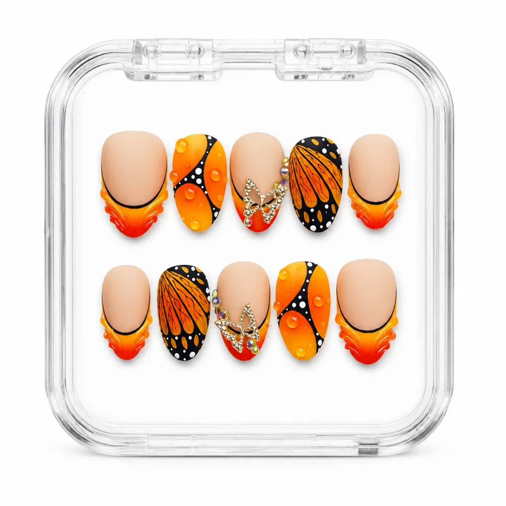 Monarch Butterfly Wings – Xưởng gia công Nailbox Sỉ thủ công