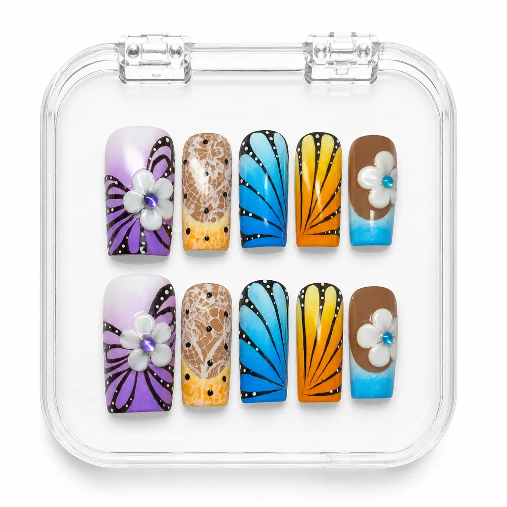 Monarch Lace Illusion – Xưởng gia công Nailbox Sỉ thủ công