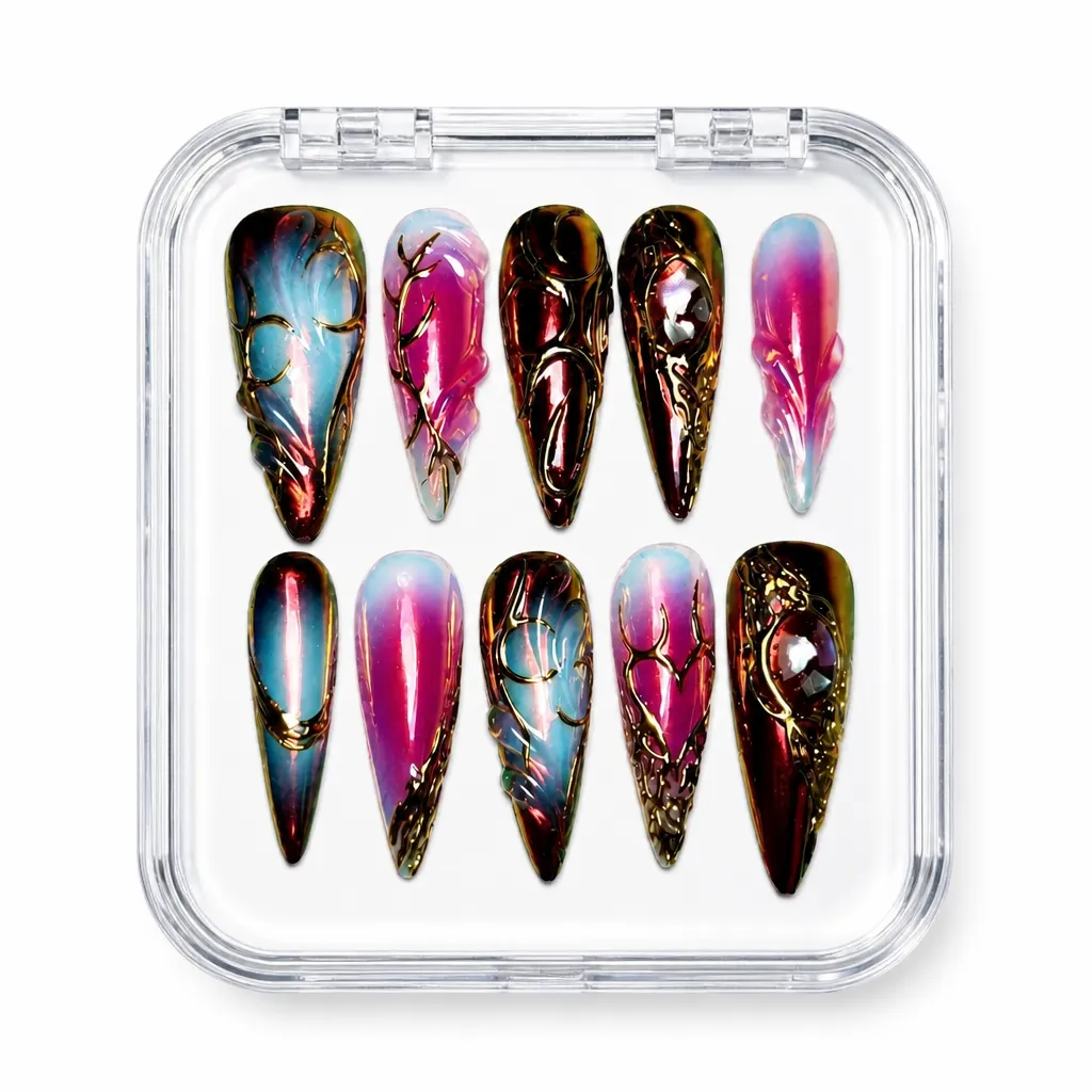 Mystic Cyber Sigil – Xưởng gia công Nailbox Sỉ thủ công