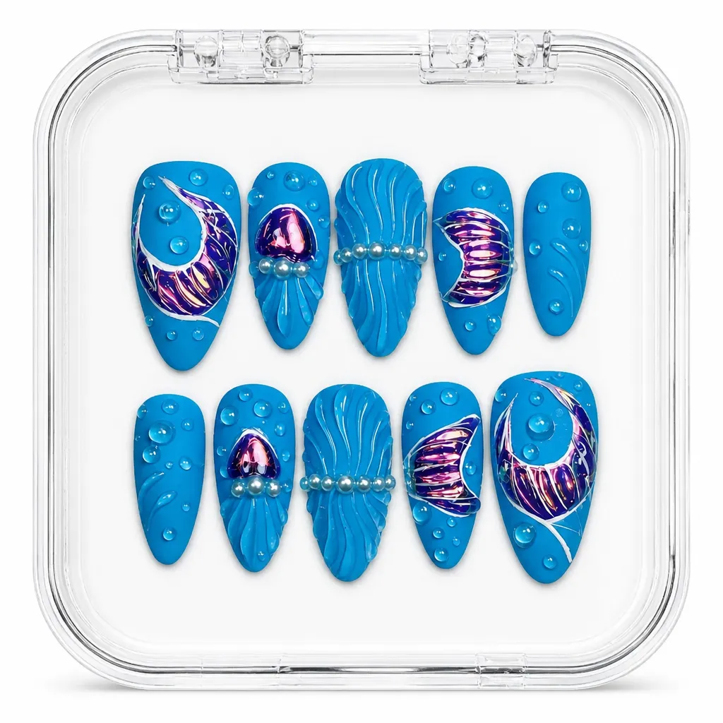 Mystic Indigo Ocean – Xưởng gia công Nailbox Sỉ thủ công