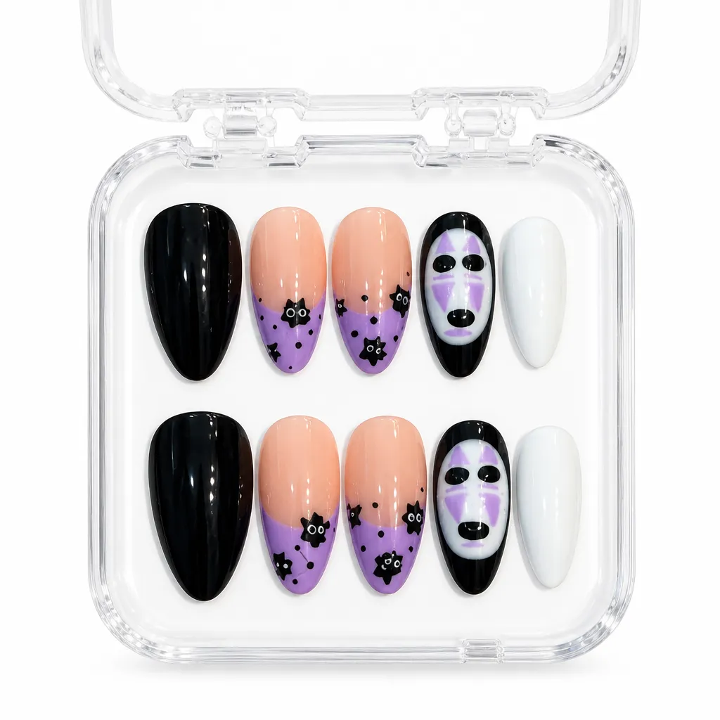 Mystic Noir – Mẫu Nailbox Sỉ Thiết Kế Thủ Công