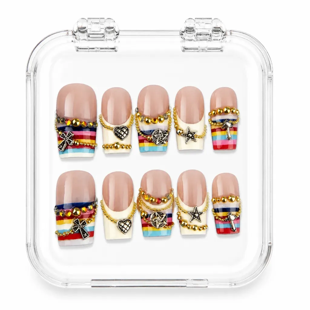 Mystic Rainbow Charm – Xưởng gia công Nailbox Sỉ thủ công