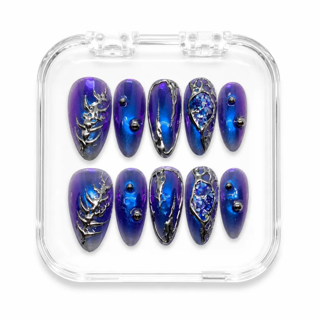 Nebula Liquid Metal – Xưởng gia công Nailbox Sỉ thủ công