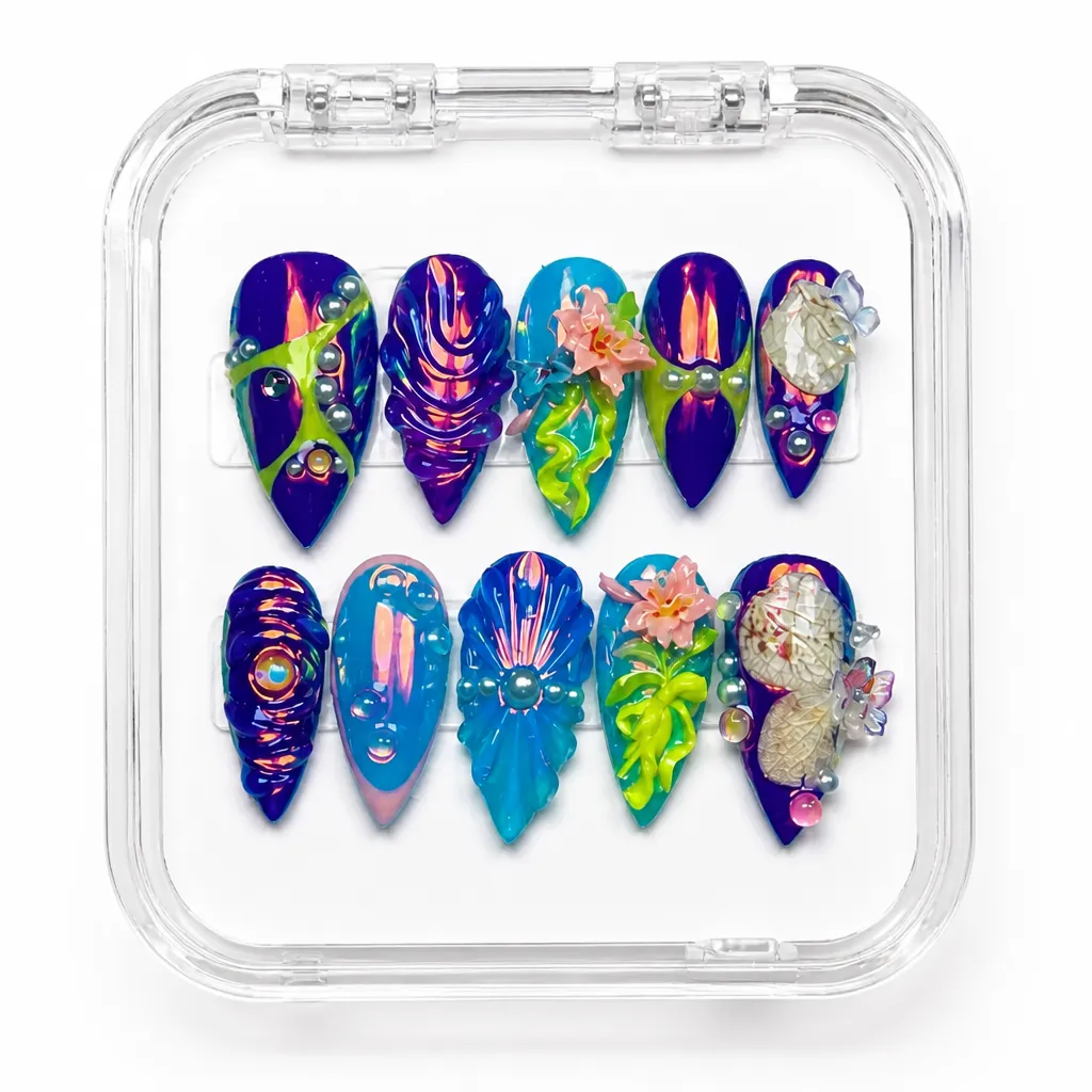 Neon Dreamscape – Xưởng gia công Nailbox Sỉ thủ công