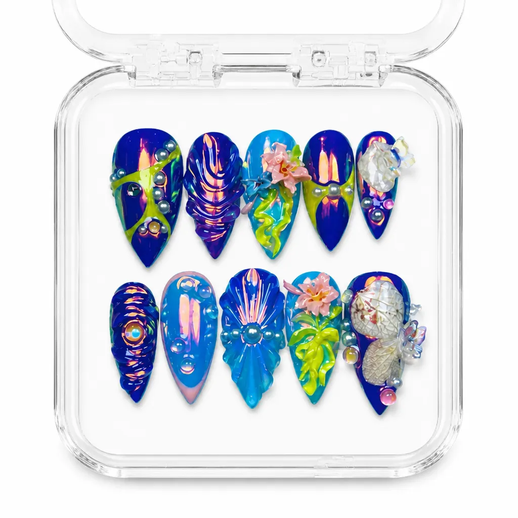 Neon Psychedelia – Xưởng gia công Nailbox Sỉ thủ công