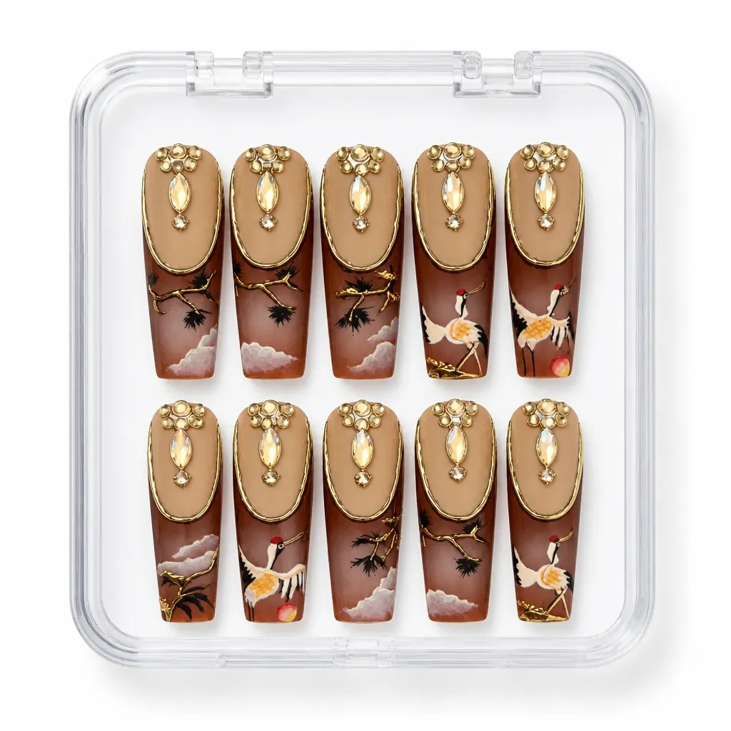 Nude Autumn Luxe – Xưởng gia công Nailbox Sỉ thủ công