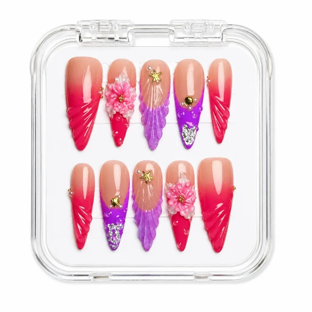 Nude Bloom Luxe – Xưởng gia công Nailbox Sỉ thủ công